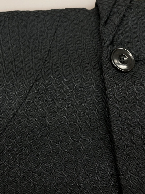 キココスタディノフ KIKO KOSTADINOV 20AW KLEES DOUBLE LAPEL BLAZER ダブル ラペル ブレザー TULCEA テーラード アウター 黒 サイズ 44 ジャケット 総柄 ブラック 104MT-2112