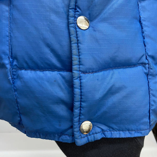 【曜日割引対象外】 エルエルビーン L.L.Bean 70's 筆記体タグ ダウンベスト ベスト ブルー Mサイズ 201MT-4287 VB