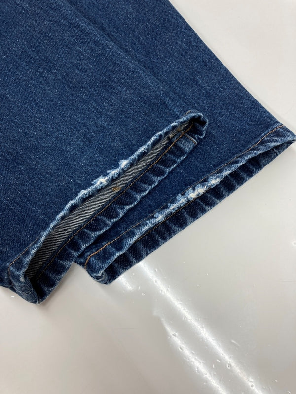 ダブルアールエル RRL DENIM PANTS デニム パンツ ジップフライ ジーパン ジーンズ USA製 Ralph Lauren インディゴ 青 ロゴ デニム ブルー 29×32 104MB-349