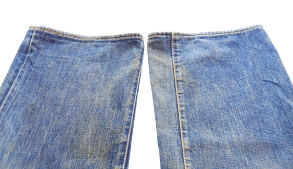 リーバイス LEVI'S 70s 66前期 517 ボタン裏2 42TALON デニム ブルー 103MB-231