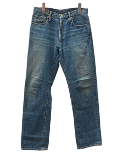 ダブルアールエル RRL DENIM PANTS デニム パンツ ジップフライ Universalジップ ジーパン ジーンズ Ralph Lauren インディゴ 青 ロゴ PP-RS-NM-4113 デニム ブルー サイズ 32 104MB-222