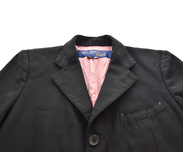 コムデギャルソン COMME des GARCONS JUNYA WATANABE MAN 3B Tailored Jacket AD2017 ジュンヤワタナベマン テーラードジャケット WT-J006 ジャケット ブラック SSサイズ 103MT-3079