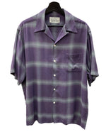 ワコマリア WACKO MARIA OMBRE CHECK OPEN COLLAR SHIRT