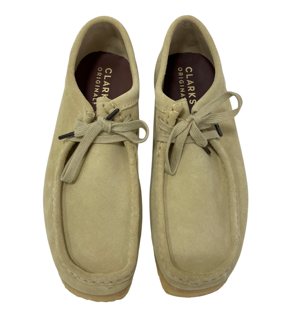 クラークス Clarks Wallabe ワラビー 26773 メンズ靴 モカシン ベージュ 26cmサイズ 201-shoes1056