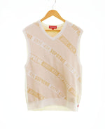シュプリーム SUPREME 22SS Stripe Sweater Vest ストライプ セーター ベスト ニット ベスト ベージュ Mサイズ 103MT-2291