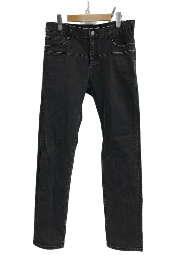 アンダーカバー UNDERCOVER ウエスト切替ストレッチスリムパンツ 黒 ブラックデニム ジーンズ UCT4503 デニム ブラック サイズ4 101MB-572