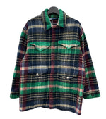 ラルフローレン RalphLauren 90s 90年代 ウール ハンティングジャケット コート アウター 猫目ボタン ジャケット チェック マルチカラー 104MT-2236