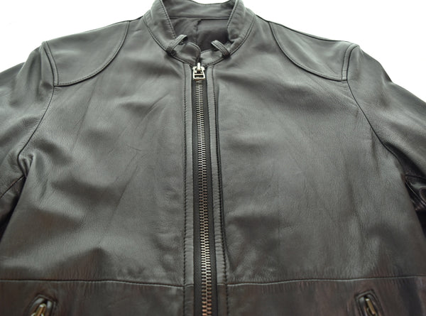 タケオキクチ TAKEO KIKUCHI シングルライダース ジャケット レザージャケット ブルゾン JF070-45040JH 3 ジャケット ブラック 103MT-3230