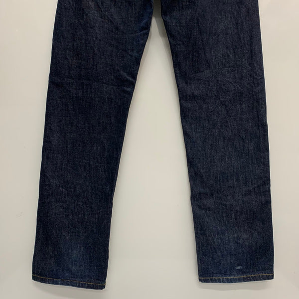 【曜日割引対象外】 リーバイス Levi's × ステューシー STUSSY 25周年記念 セルビッチ 5ポケット デニム ブルー W32 L34サイズ 201MB-808 VB