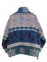 エルエルビーン L.L.Bean 80s 90s ノルディック柄 ハーフジップウールジャケット 80's 90's ポルトガル製 ジャケット マルチカラー Lサイズ 103MT-3106