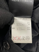 ニールバレット Neil Barrett ナイロン テーラード ジャケット PBGI61F A012 50 ブラック 601MT-64