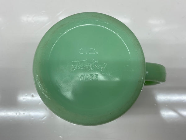 ファイアーキング Fire-King 50s Shaving Mug シェービング マグ ジェダイ Dハンドル USA製 耐熱 マグカップ 緑 その他 無地 グリーン 104Z-14