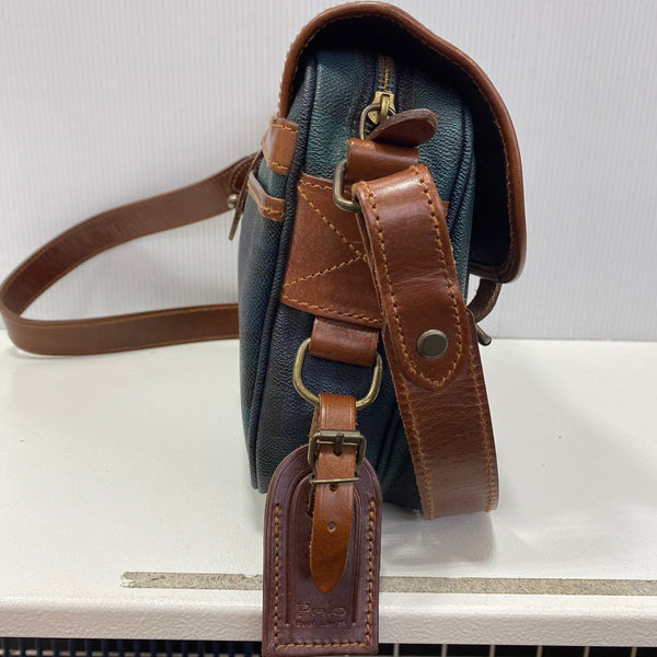 ラルフローレン RALPH LAUREN ショルダーバッグ バッグ レディースバッグ ショルダーバッグ・メッセンジャーバッグ チェック グリーン 201goods-443