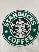US US古着 90's 90年代 JERZEES STARBUCKS COFFEE スターバックスコーヒー ロゴ 企業モノ Vintage ヴィンテージ アメリカ製 MADE IN USA XL Tシャツ ホワイト LLサイズ 101MT-4472