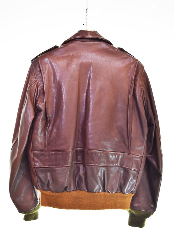 ショット SCHOTT 80sTYPE A-2 レザージャケット フライトジャケット 38 ジャケット ブラウン 103MT-3310