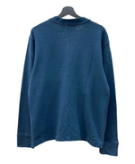 ダブルアールエル RRL SWEAT CARDIGAN 一ツ星タグ スウェット地 ボーダー 紺 カーディガン 無地 ネイビー Mサイズ 104MT-2021