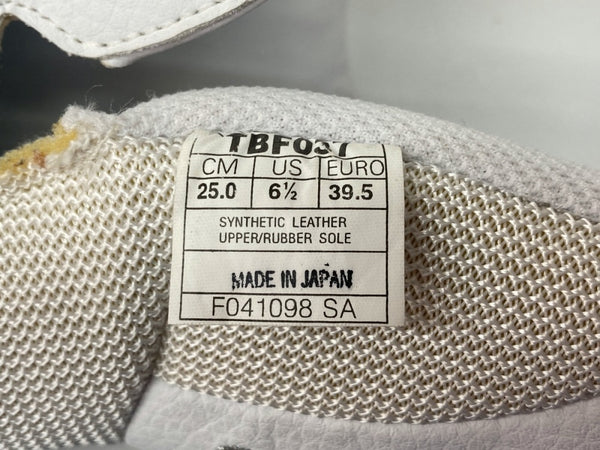 アシックス asics 98年製 JAPAN PRO SL バスケット ボール シューズ αGEL ハイカット 白 TBF037 メンズ靴 スニーカー ホワイト 25cm 104-shoes350