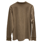 【曜日割引対象外】 ダブルアールエル RRL L/S STRIPE HENLEYNECK TSHIRTS 長袖カットソー ベージュ 201MT-3678 VB