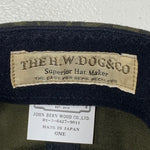 【中古】ザ エイチダブリュードッグアンドコー THE H.W.DOG&CO. MILITARY TRUCKER CAP レオパード柄 D-00900 帽子 メンズ帽子 キャップ グリーン フリーサイズ 201goods-656