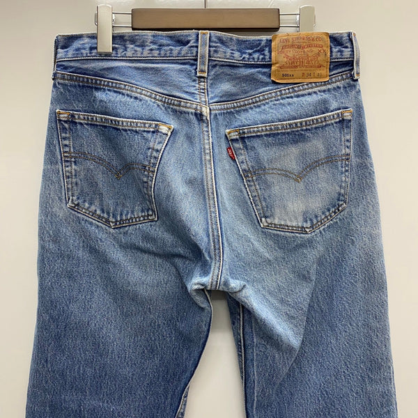 【曜日割引対象外】 リーバイス Levi's 00's 501XX バレンシア 01年製 USA製 デニム ブルー W32サイズ 201MB-1187 VB