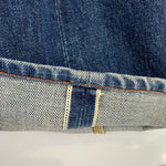 エヴィス EVISU ナンバーツー No2 イエローカモメ デニム ネイビー 33ⅹ35サイズ 201MB-1128