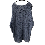 ダイリク DAIRIKU 21SS Flower Pattern Hand Knitting セーター ブルー Fサイズ 201MT-4810