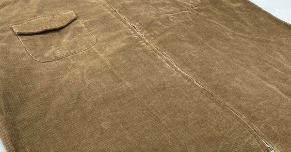 ステューシー STUSSY OLD オールド クラウンタグ 白タグ USA製 コーデュロイ ジャケット 茶 ジャケット ワンポイント ブラウン Lサイズ 104MT-2011