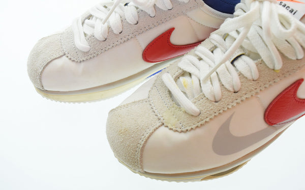 ナイキ NIKE SACAI ZOOM CORTEZ ズーム コルテッツ スニーカー白  DQ0581-100 メンズ靴 スニーカー ホワイト 27cm 103S-778