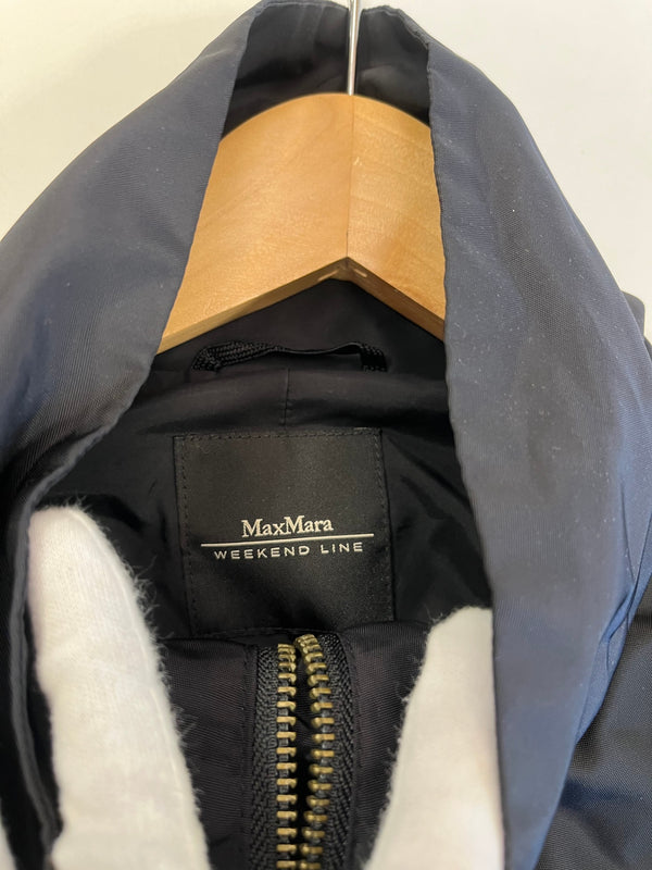 マックスマーラ Max Mara WEEKEND LINE  スタンドカラージャケット ナイロンジャケット  ジャケット ブラック J 40 101LT-224