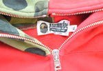 アベイシングエイプ A BATHING APE フルジップ シャークパーカー 001ZPJ801012M パーカ レッド LLサイズ 103MT-3038