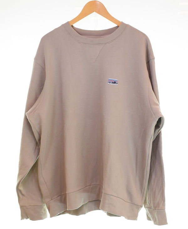 パタゴニア PATAGONIA 25SS スウェット 前V ガゼット ORGANIC COTTON 22765SP25 スウェット ベージュ LLサイズ 103MT-3408