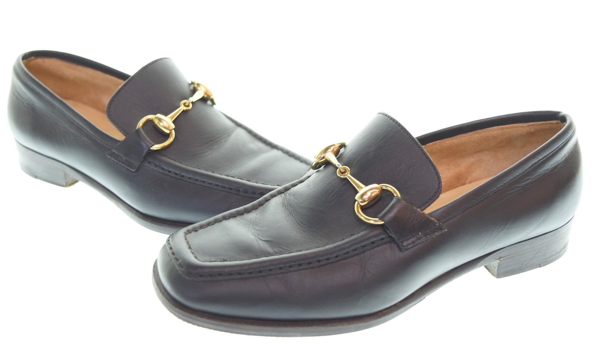 GUCCI グッチ ビットローファー ブラック 黒 23cm レディース グッチ GUCCI 21.5 ローファー ホースビット 577236 DS800 ブラック