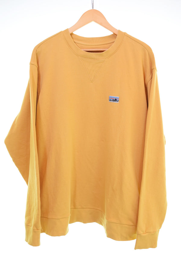 パタゴニア PATAGONIA  DAILY CREWNECK SWEATSHIRTデイリー クルーネック スウェットシャツ 22765 スウェット イエロー LLサイズ 103MT-3374