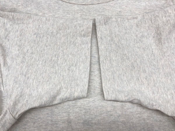 アメリカーナ AMERICANA ラフィー 丸胴 プリントT 半袖 カットソー クルーネック グラフィック レタリング バックロゴ 日本製 GRAY 灰色 Tシャツ ロゴ グレー 104LT-218