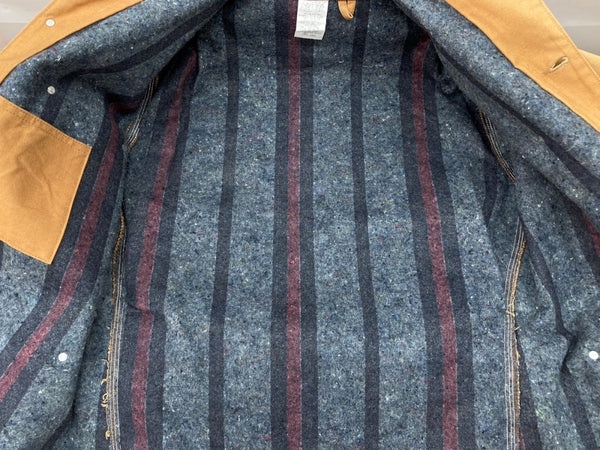 カーハート Carhartt MICHIGAN CHORE COAT ミシガン チョア コート ダック カバーオール 裏ブランケット ボタン アウター ジャケット 茶 C01 BRN サイズ 40 ジャケット ロゴ ブラウン 104MT-1878