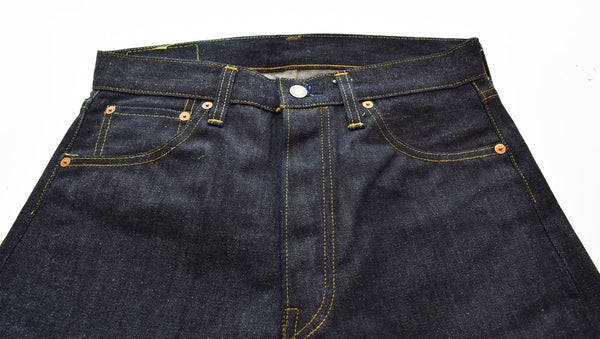 リーバイス LEVI'S DEAD STOCK 501XX USA製 バレンシア工場 ボタン裏555 2001年10月製造 デニム ブルー W30 L36 103MB-204