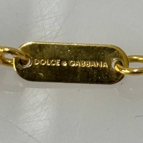 【中古】ドルチェアンドガッバーナ DOLCE&GABBANA Rosary necklace with natural gemstones メンズジュエリー・アクセサリー ネックレス・ペンダント ゴールド フリーサイズ 201goods-563