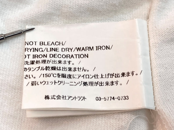 レディメイド READYMADE 21SS DUCHAMP T-SHIRT マルセル・デュッシャン Tシャツ 白 RE-CO-WH-00-00-141 Tシャツ プリント ホワイト Mサイズ 104MT-1675