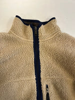 パタゴニア PATAGONIA 90s 90's 98年製 USA製 レトロカーディガン ナチュラルベージュ フリースジャケット  23023 FA98  ジャケット ベージュ Mサイズ 101MT-5021