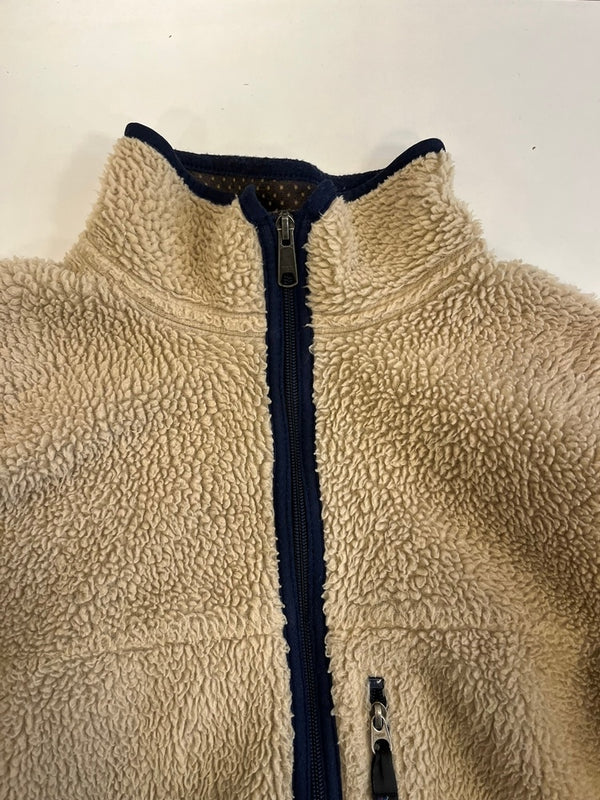 パタゴニア PATAGONIA 90s 90's 98年製 USA製 レトロカーディガン ナチュラルベージュ フリースジャケット  23023 FA98  ジャケット ベージュ Mサイズ 101MT-5021