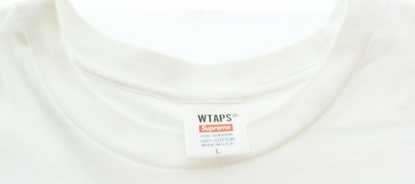 シュプリーム SUPREME  WTAPS ダブルタップス 21AW Sicem! Tee ロゴプリント Tシャツ Tシャツ ホワイト Lサイズ 103MT-2701