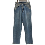 【曜日割引対象外】 ダブルアールエル RRL USA製 ボタンフライ デニムパンツ デニム ブルー 29/30サイズ 201MB-1076 VB