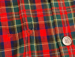 ヴィンテージ vintage ～60's 60年代 JANTZEN 開襟シャツ オープンカラー ループカラー ボックス タータンチェック  vintage ヴィンテージ made in USA アメリカ製 半袖シャツ レッド Mサイズ 101MT-4136