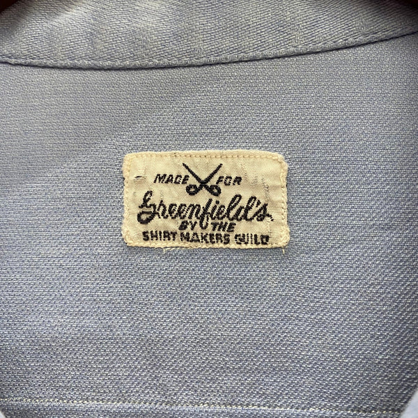 【曜日割引対象外】 ヴィンテージ vintage 40's~50's  長袖シャツ ブルー 201MT-3529 VB