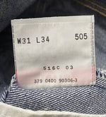 【曜日割引対象外】 リーバイス Levi's デッドストック 00's USA製 505 ボタン裏379 US505-0301 デニム W31サイズ 201MB-716 VB