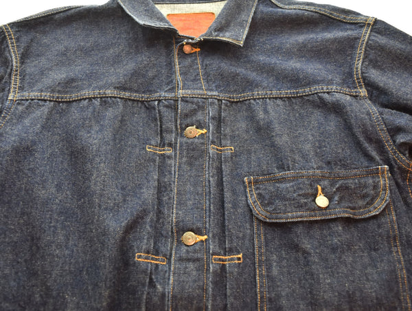 ティーシービー ジーンズ TCB jeans  1st デニムジャケット Gジャン 青 46 ジャケット ブルー 103MT-2148