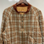 【曜日割引対象外】 ヴィンテージ vintage ~60's チェック ウール ジャケット ブラウン 201MT-4785 VB