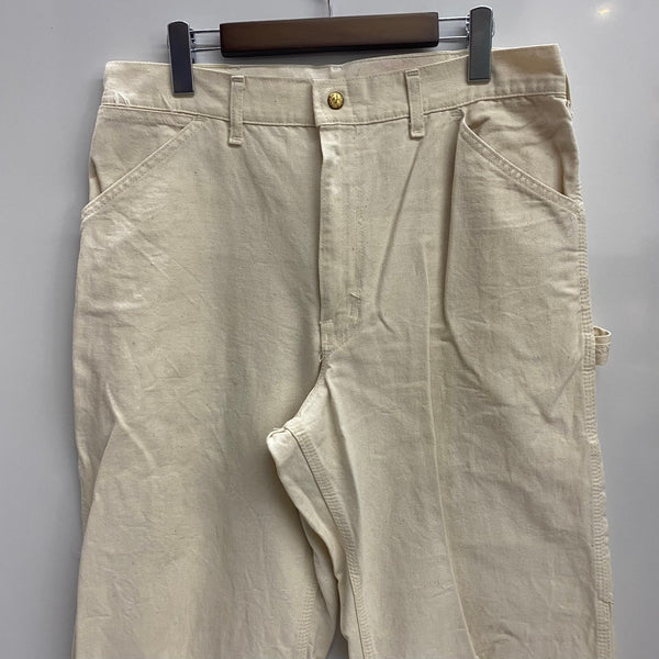 【曜日割引対象外】 カーハート Carhartt 80's 100周年 ペインターパンツ USA製 カーゴパンツ ホワイト 34×30サイズ 201MB-1133 VB