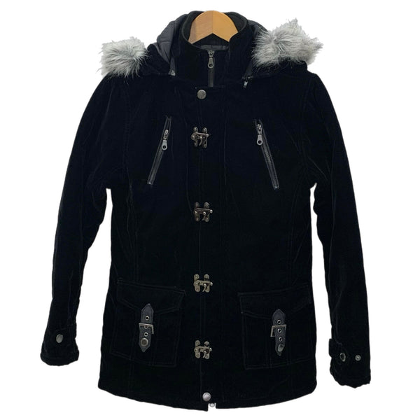 インジアティック in the attic お兄系 ファイヤーマンジャケット ファーコート 129-1019 ブラック Lサイズ 201MT-4645