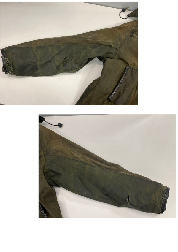 バブアー Barbour 90's 90年代 3ワラント BEDALE ビデイル ワックス コットン ジャケット オイルドジャケット フード パイルライナー フルセット VINTAGE ヴィンテージ A100 C43 ジャケット カーキ 101MT-5402